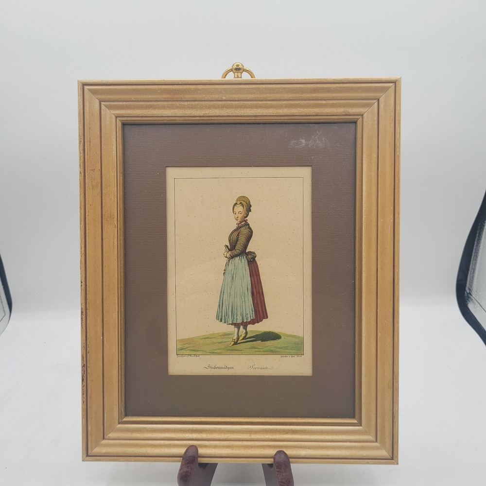 Vtg "Woman of Stuben" MPF Pictures Of Distinction Austria Woman Of Goldhaube